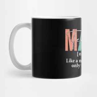 Funny Math Teacher Definition Mug